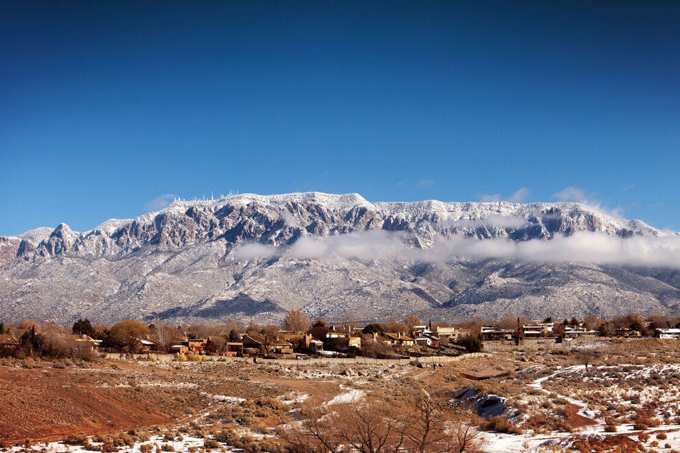 Montagnes de Sandia à Albuquerque