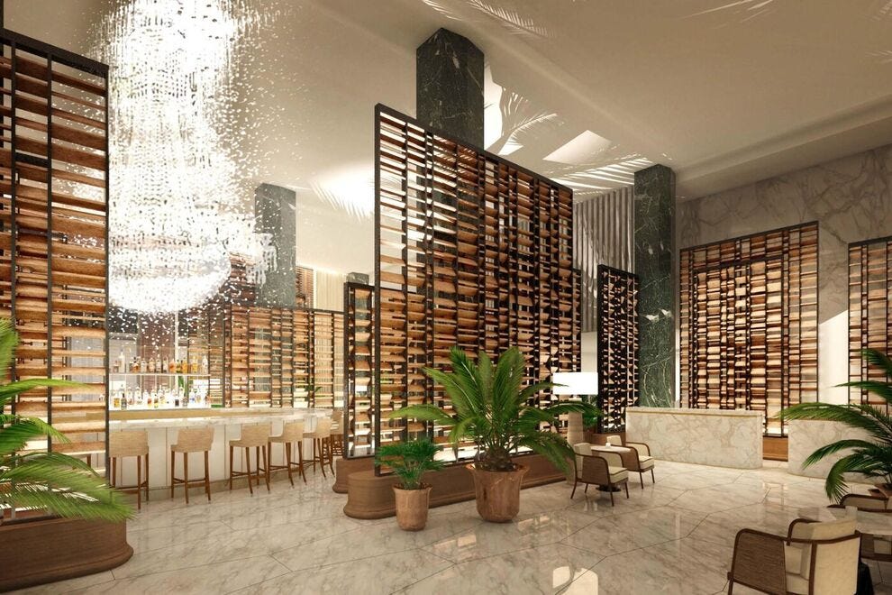 Tower Lobby at The STAR – Interior Rendering