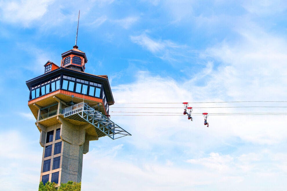 Among Branson's most remarkable attractions, Shepherd of the Hills Adventure Park has been voted the Best Aerial Adventure Park three times