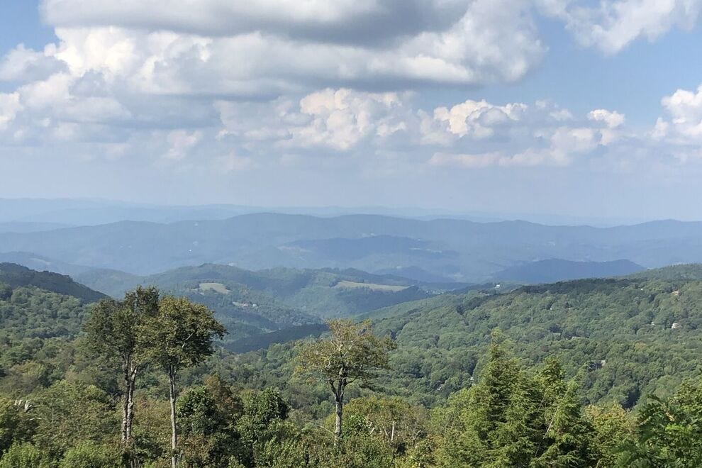 Profitez des vues panoramiques de Beech Mountain