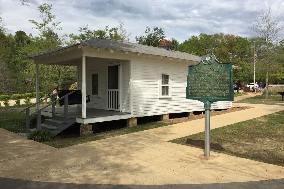 Visitez le lieu de naissance d'Elvis Presley à Tupelo