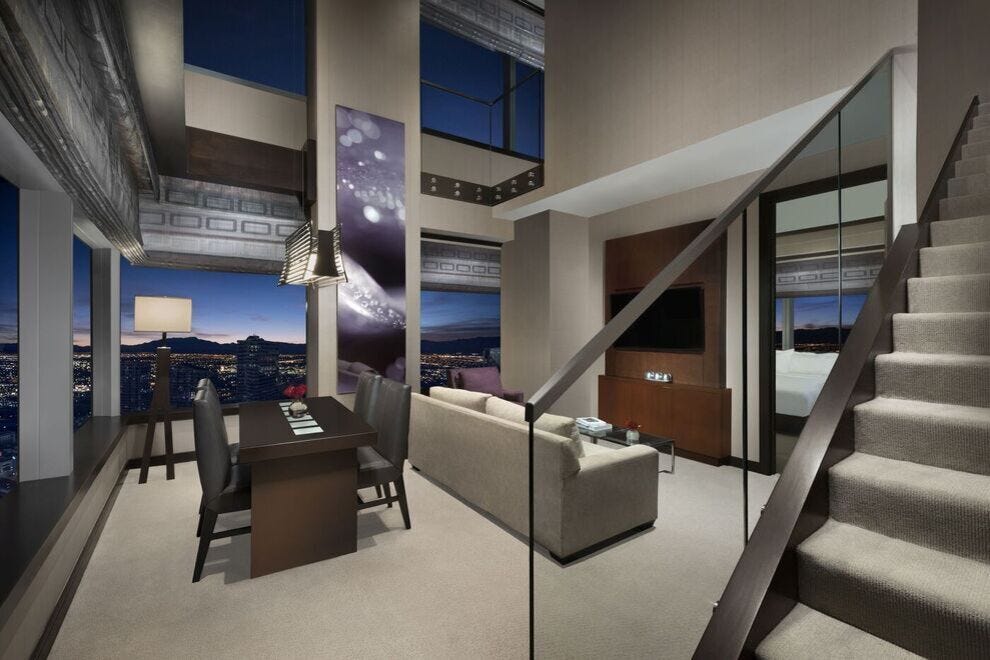 Make yourself at home in one of Vdara's suites