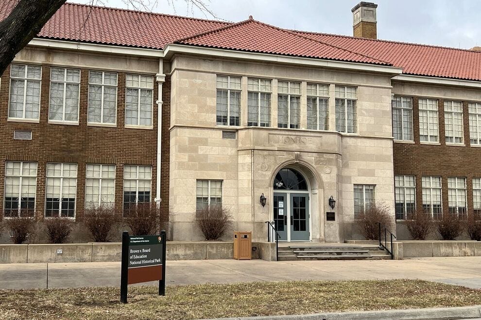 Monroe Elementary is now known as the Brown v. Board of Education National Historical Park