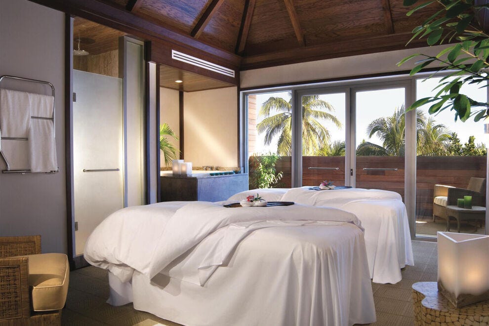 The spa at Fairmont Mayakoba embraces Mayan traditions