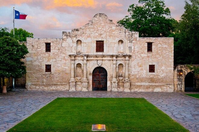 The Alamo is the top free attraction in the country