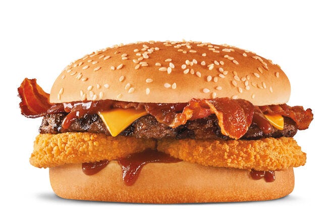 Vote for Western Bacon Cheeseburger - Carl's Jr. and Hardee's as 2023's