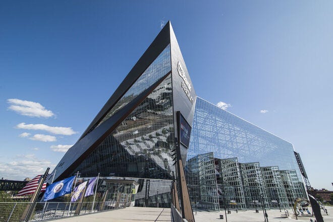 U.S. Bank Stadium by the numbers