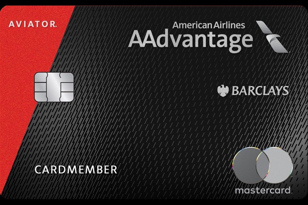 Barclays AAdvantage Aviator Red World Elite Mastercard