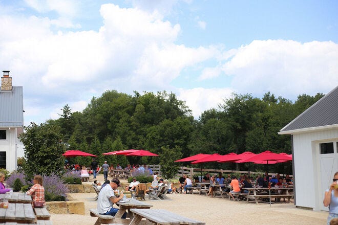Enjoy the fresh air and scenery at Henmick Farm &amp; Brewery