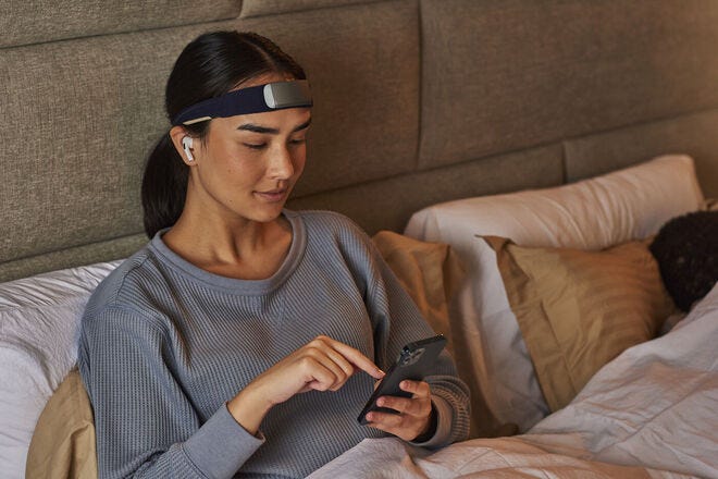 Get some z's (and stay asleep) with wearable devices like the Muse headband