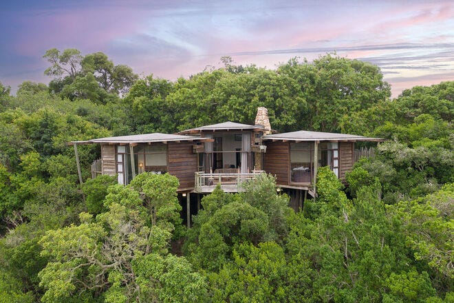 Little tykes in Tsala Treehouse Lodge get special turn-downs and bedtime stories
