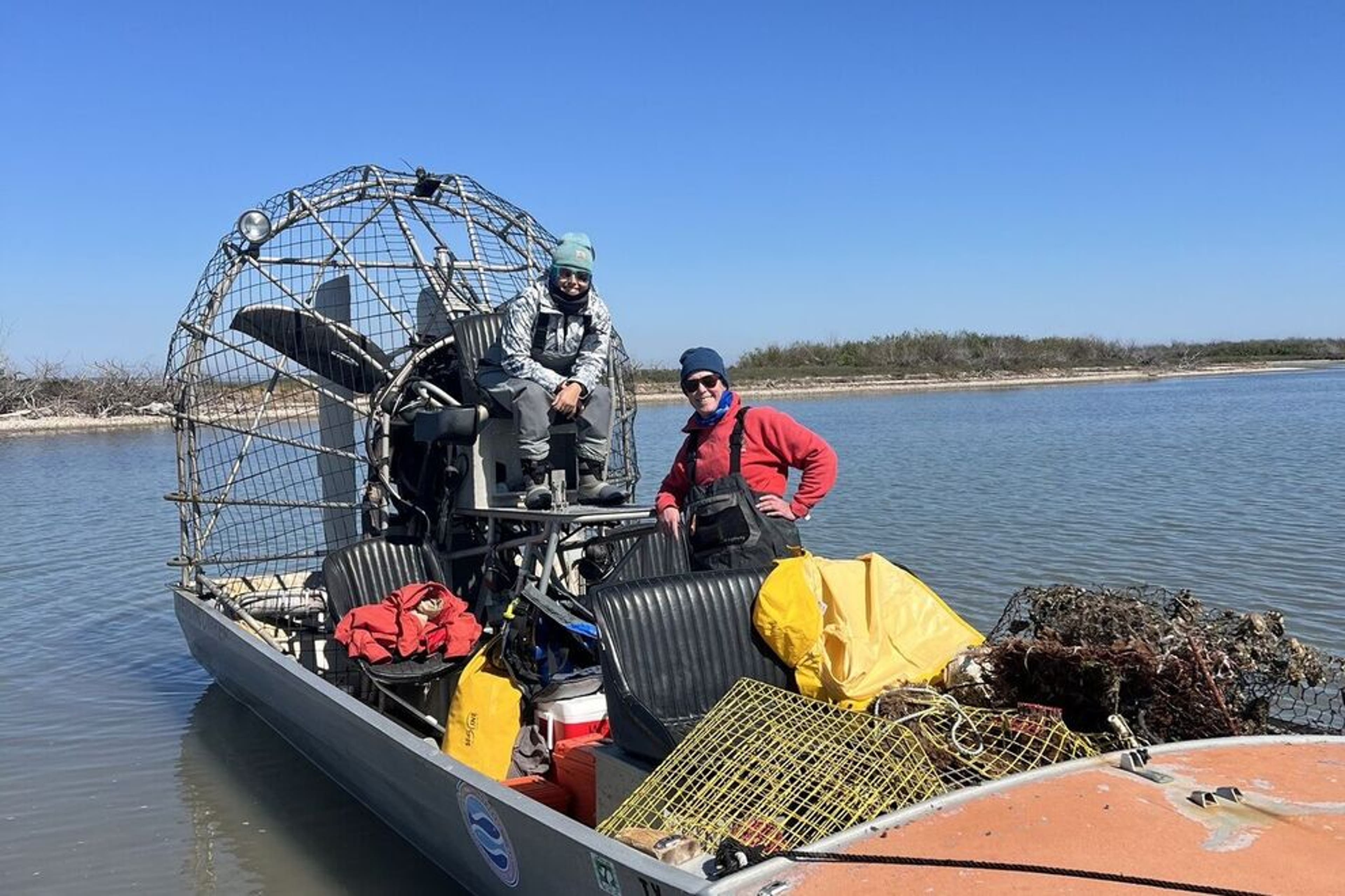 Since 2002, volunteers have cleared 40,000 abandoned traps from Texas waters