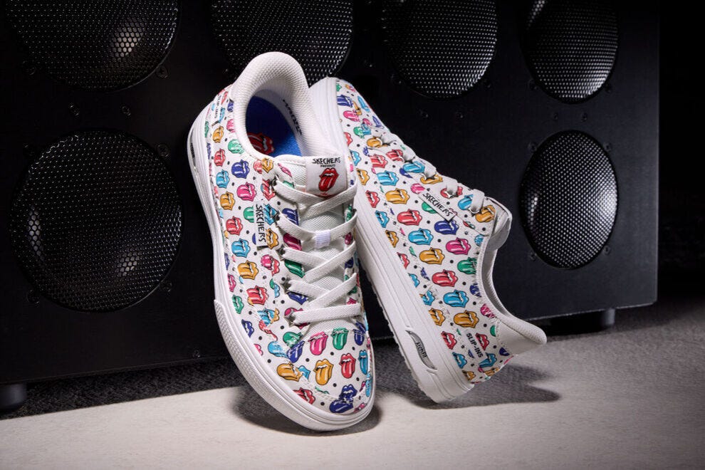 The Rolling Stones made a sneaker with Skechers — and it's