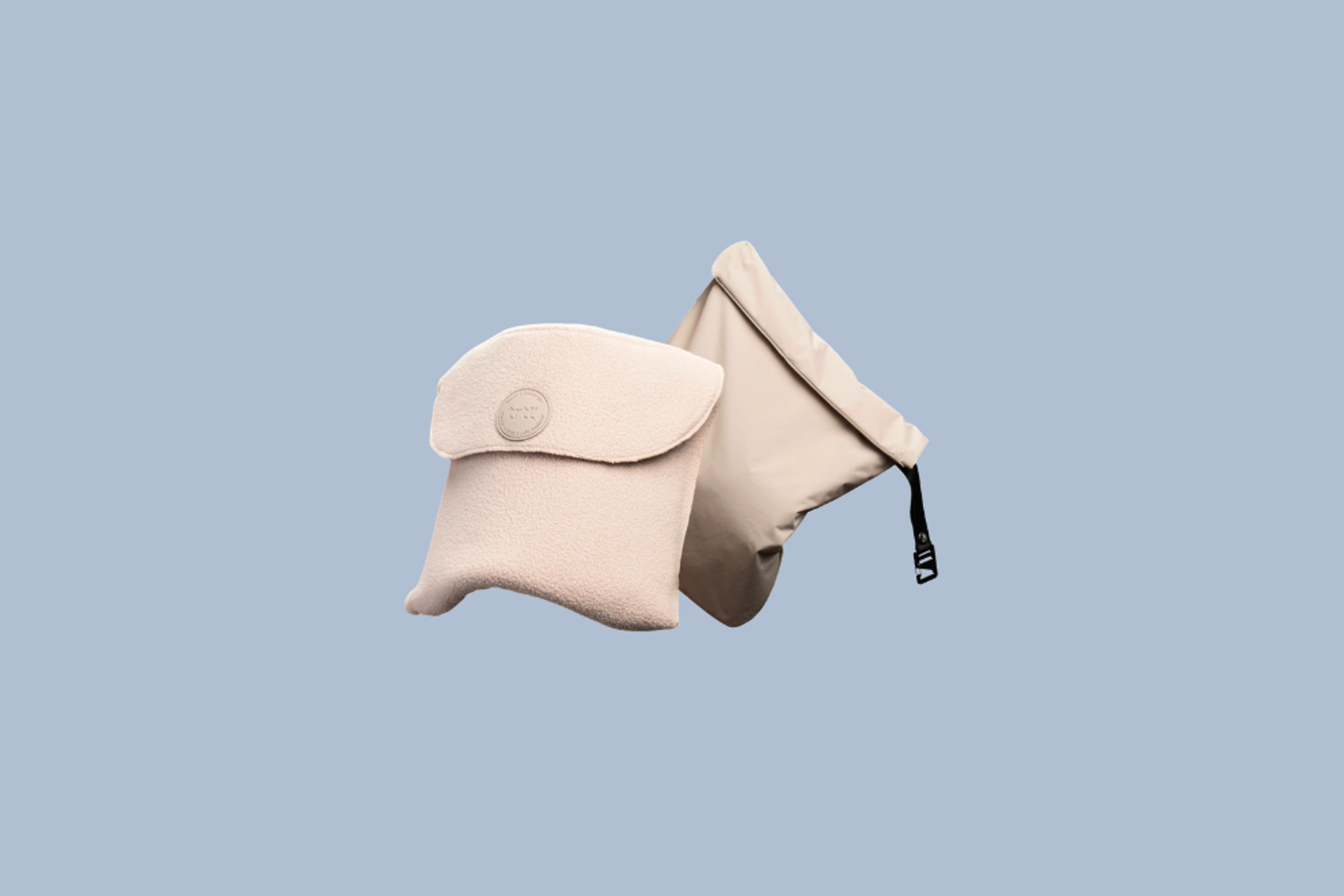 Sleep comfortably on planes and red eye flights with the help of this unconventional travel pillow.