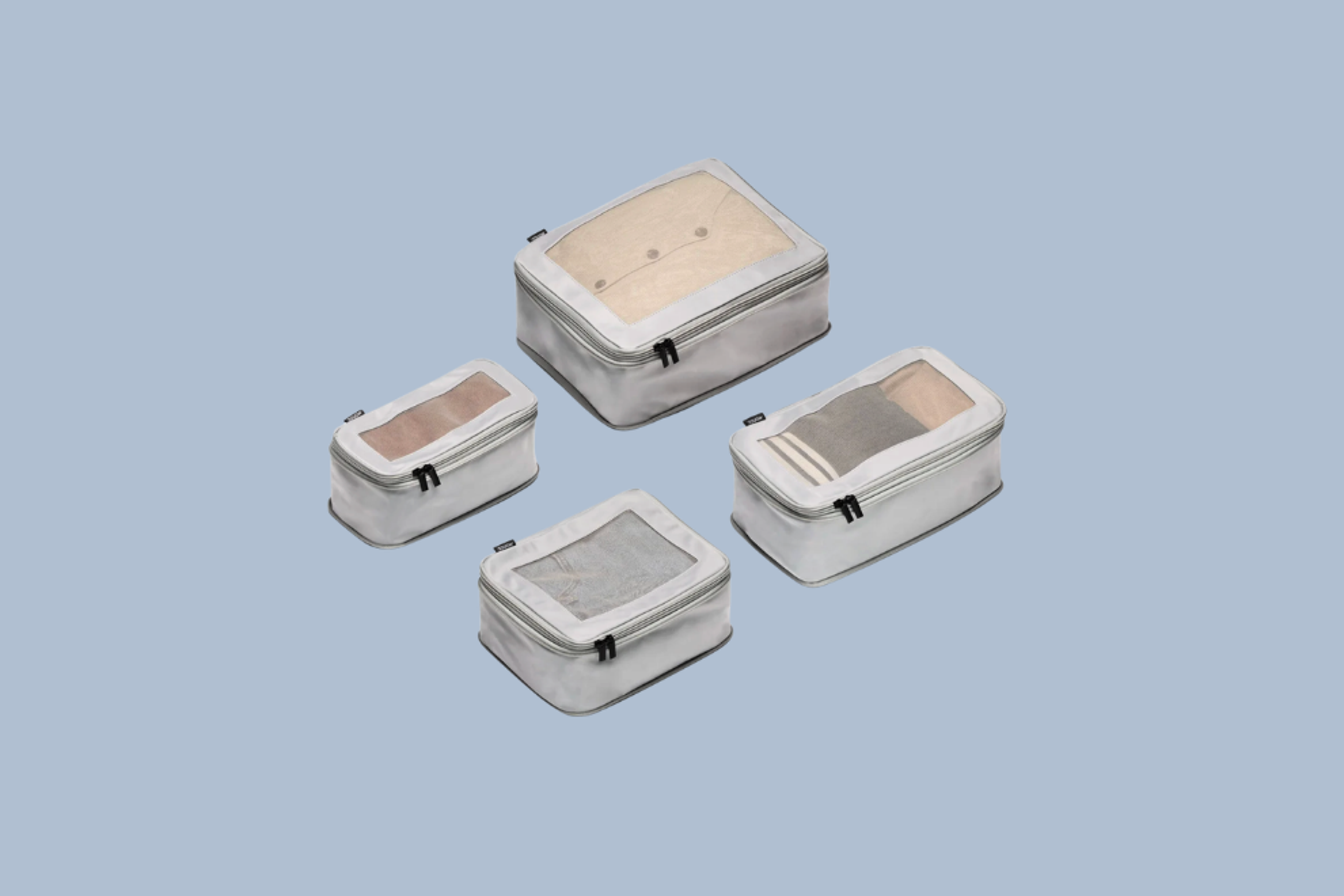 These Monos packing cubes are designed with over-packers in mind.