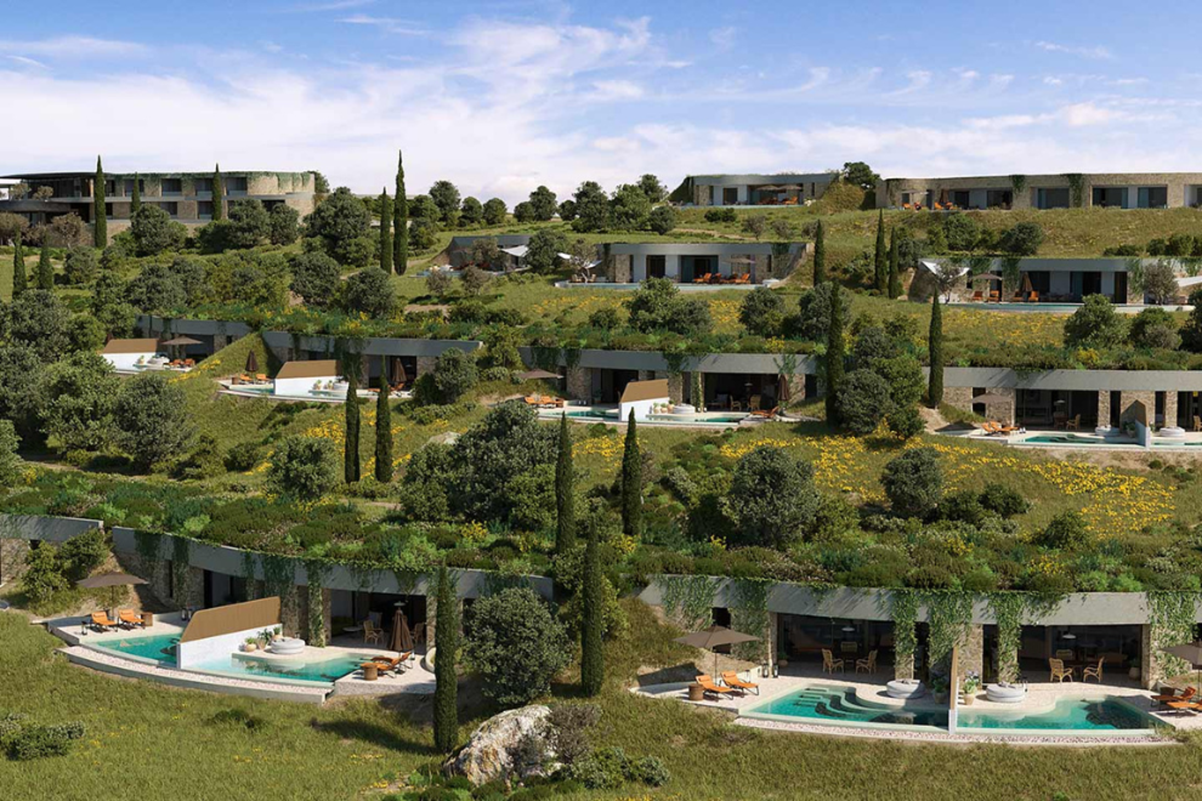 Οι Mandarin Oriental Villas στο Mandarin Oriental, Costa Navarino.