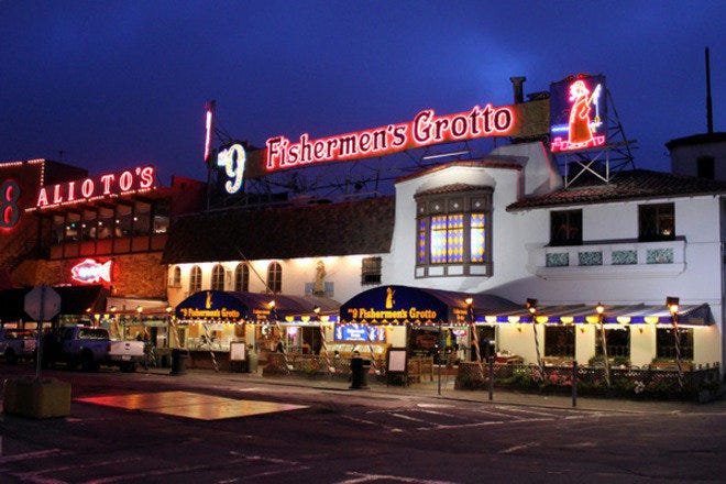 San Francisco Fisherman's Wharf Landmark Alioto's Restaurant